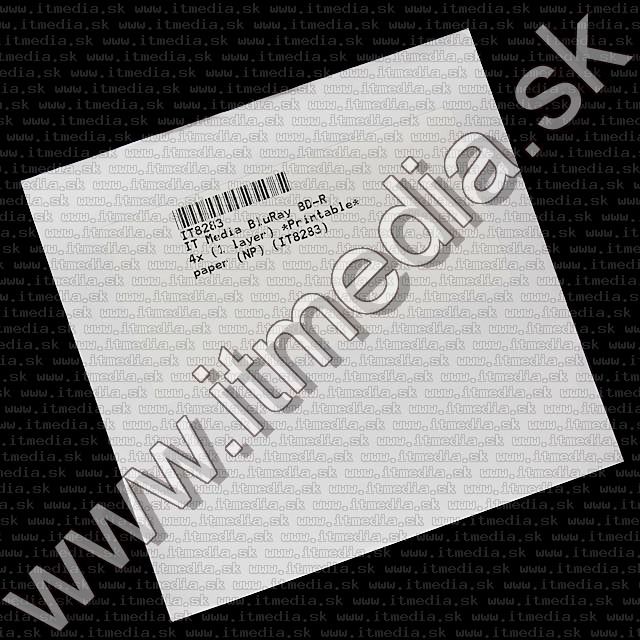 Image of IT Media BluRay BD-R 4x (1 layer) *Printable* paper (NP) (IT8283)